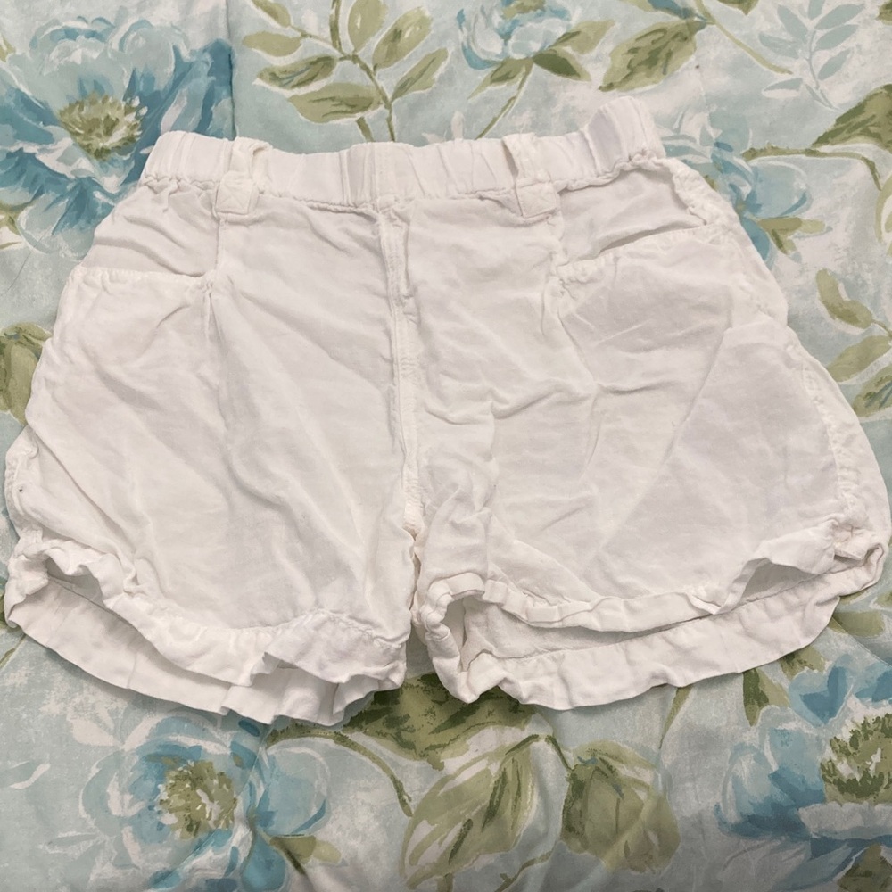 Zara Women's White Cargo Shorts